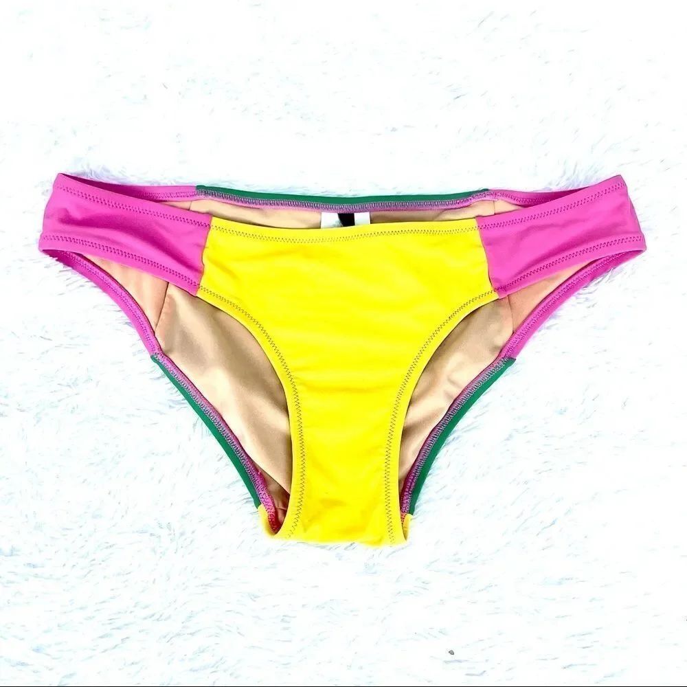 J. Crew Color Block Bikini Bottoms - Picture 2 of 7